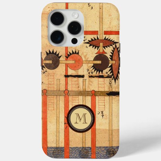 Coque iphone personnalisé Geek Monogramme (Verso)