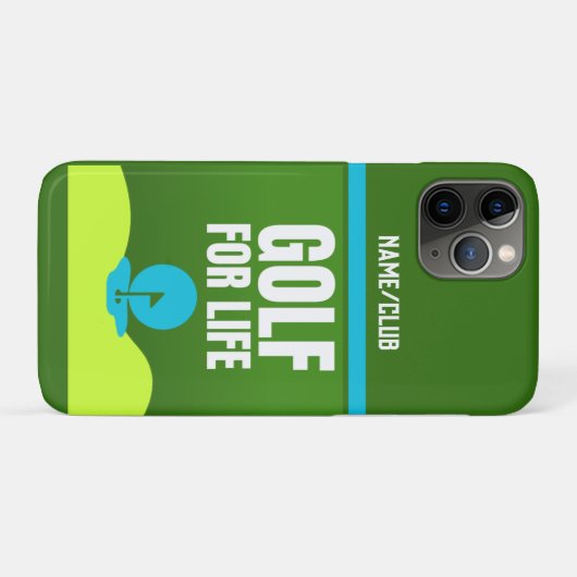 Coque iphone personnalisé "Golf for Life" (Dos (Horizontal))