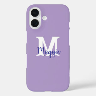 Coque iphone personnalisé minimaliste avec monogra
