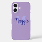 Coque iphone personnalisé minimaliste avec monogra (Verso)