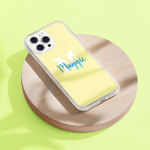 Coque iphone personnalisé minimaliste avec monogra