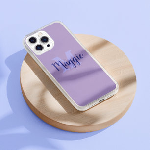 Coque iphone personnalisé minimaliste avec monogra