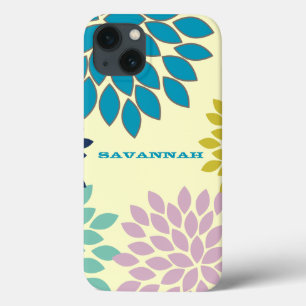 Coque iphone personnalisé moderne Star Burst Flowe
