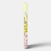 Coque iphone personnalisé moderne Star Burst Flowe (Verso / Gauche)