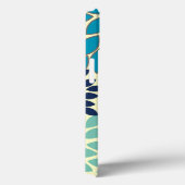 Coque iphone personnalisé moderne Star Burst Flowe (Verso / Droite)