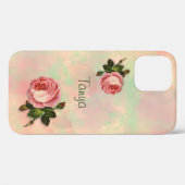 Coque iphone personnalisé Rose été (Verso (horizontal))