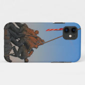 COQUE IPHONE personnalisé USMC Memorial (Dos (Horizontal))