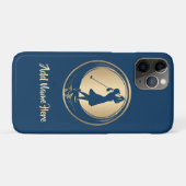 Coque iphone personnalisée de la femme Golfer (Dos (Horizontal))