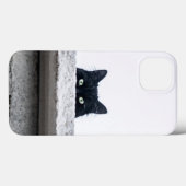 Coque iphone photo de chat personnalisé | Cadeau p (Verso (horizontal))