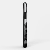 Coque iphone photo personnalisé de la mère en noir (Dos/Droite)