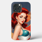 coque iphone Pinup vintage (Verso)