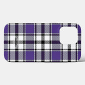 Coque iphone Plaid violet HAMbWG (Verso (horizontal))