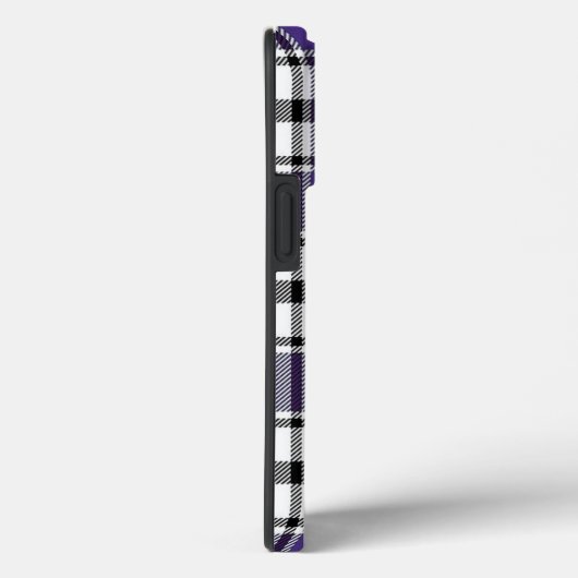 Coque iphone Plaid violet HAMbWG (Verso / Droite)