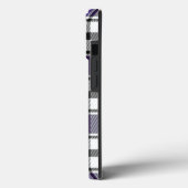 Coque iphone Plaid violet HAMbWG (Verso / Gauche)