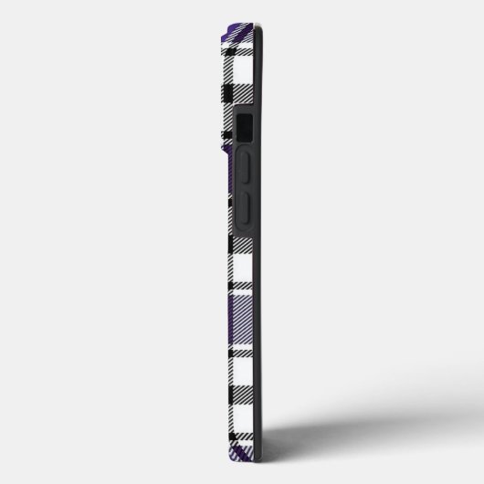 Coque iphone Plaid violet HAMbWG (Verso / Gauche)