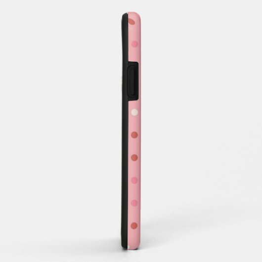 coque iphone pois de couleur mignon (Dos/Droite)