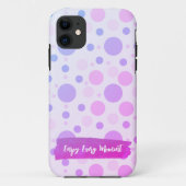 Coque iphone pois Pastel (Dos)