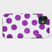 coque iphone Polka-Dot Parties scintillant (Dos (Horizontal))