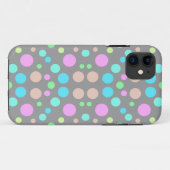 COQUE IPHONE POLKA POT GRAY (Dos (Horizontal))