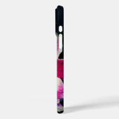 Coque iphone Pomme orchidée rose personnalisé (Verso / Gauche)