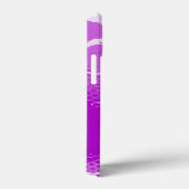 Coque iphone poster de animal graphique violet (Verso / Droite)