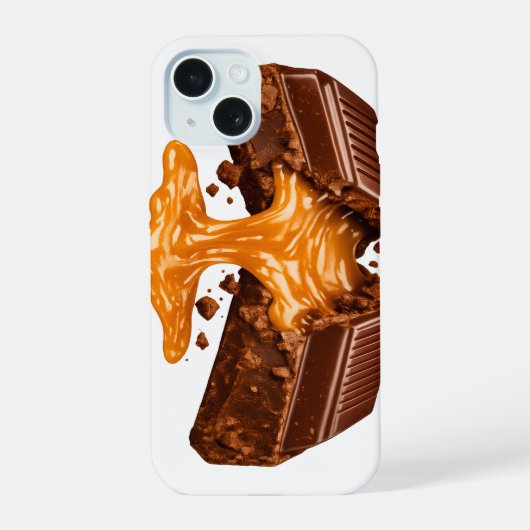 Coque iPhone pour amoureux de chocolat (Verso)