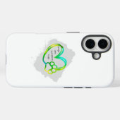 Coque iphone pour animaux domestiques - Style Coeu (Verso (horizontal))