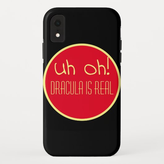 coque iphone pour si dracula est réel (Dos)