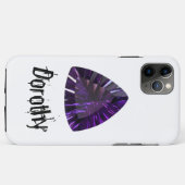 Coque iphone pourpre Amethyst Gemstone (Dos (Horizontal))