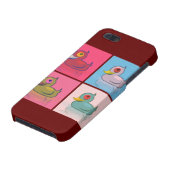 Coque iPhone Quatre canards colorés (Bas)