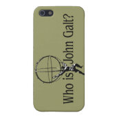 Coque iPhone Qui est John Galt ? cas iPhone5 (Dos)