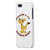 Coque iPhone Race secourue de chien (Dos Gauche)