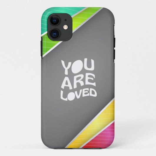 coque iphone rayures Abstraites (Dos)