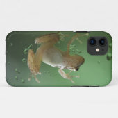 Coque iphone réaliste superbe de grenouille (Dos (Horizontal))