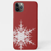 Coque iphone Red Snowflake (Dos)