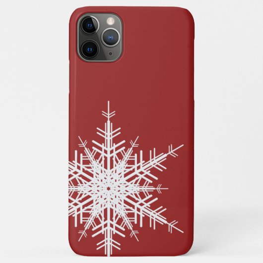Coque iphone Red Snowflake (Dos)