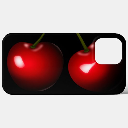 Coque iphone Red Sweet Cherries - Choisir la coule (Verso (horizontal))