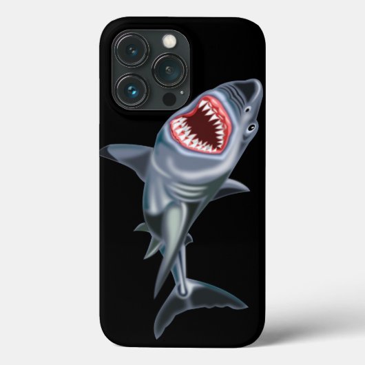 Coque iphone requin - Choisir la couleur (Verso)