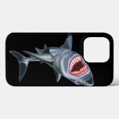 Coque iphone requin - Choisir la couleur (Verso (horizontal))