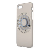 Coque iPhone Rétro cadran rotatoire de téléphone (Dos gauche)