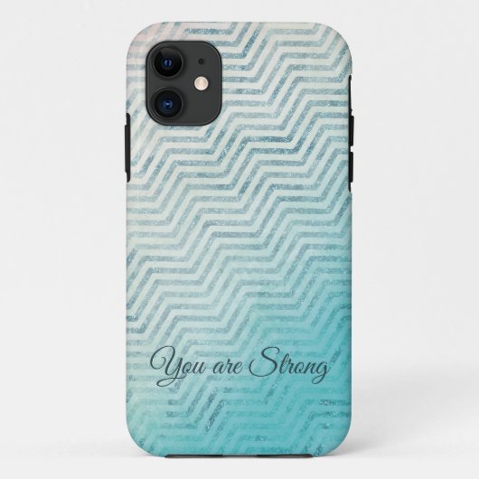 Coque iphone Retro Chevron (Dos)