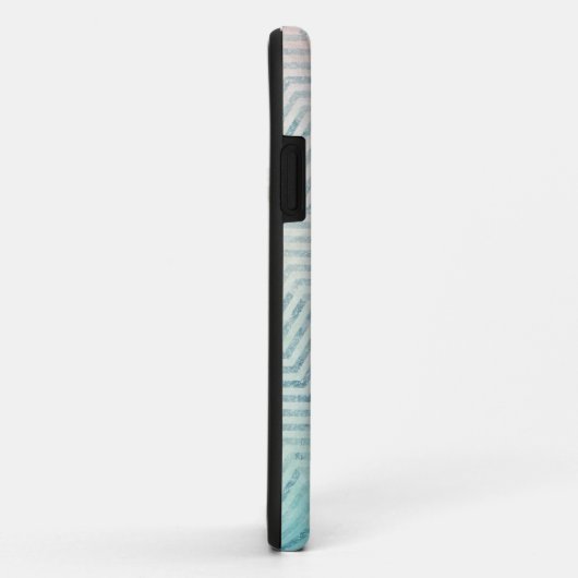 Coque iphone Retro Chevron (Dos/Droite)