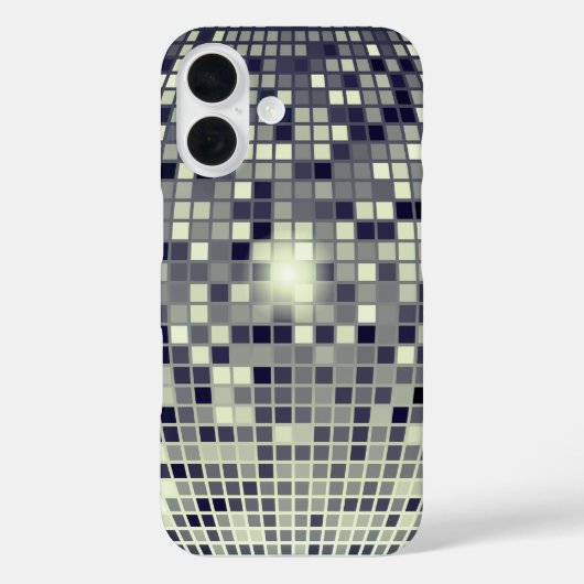 Coque iphone Retro Disco Ball (Verso)