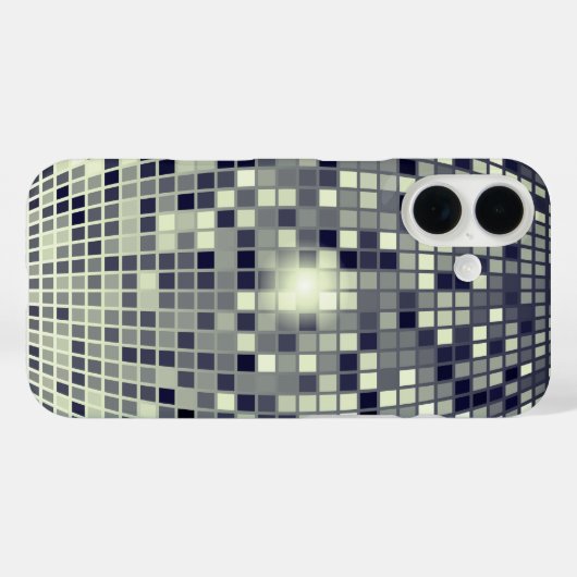 Coque iphone Retro Disco Ball (Verso (horizontal))