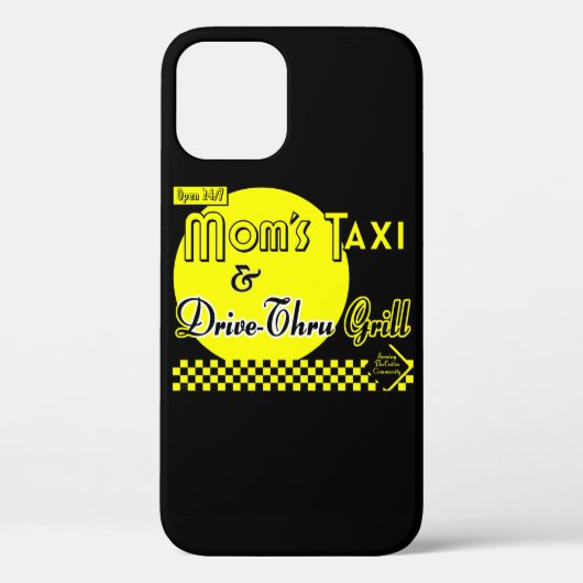 Coque iphone rétro Moms Taxi et Drive-Thru Grill (Verso)