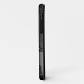 Coque iphone robot mou noir et blanc (Dos/Gauche)