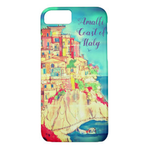 coque iphone romantique de la côte amalfitaine d'I