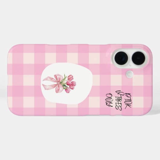 Coque iphone rose (Verso (horizontal))