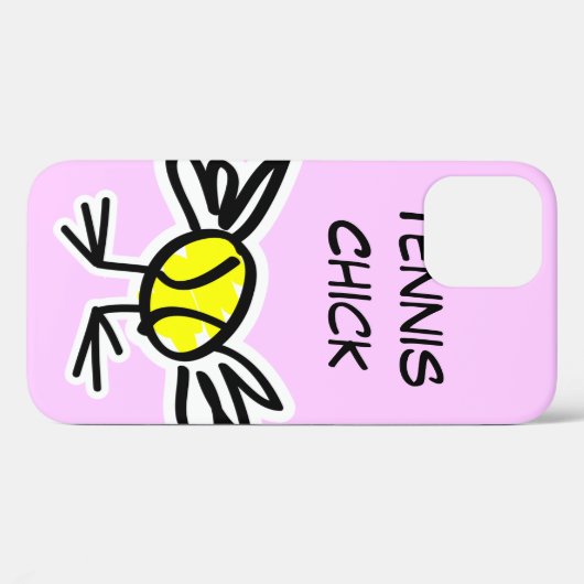 Coque iphone rose avec design de tennis (Verso (horizontal))