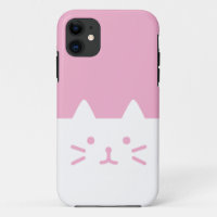coque iphone rose de chat